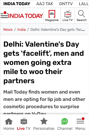 Valentines Day gets facelift